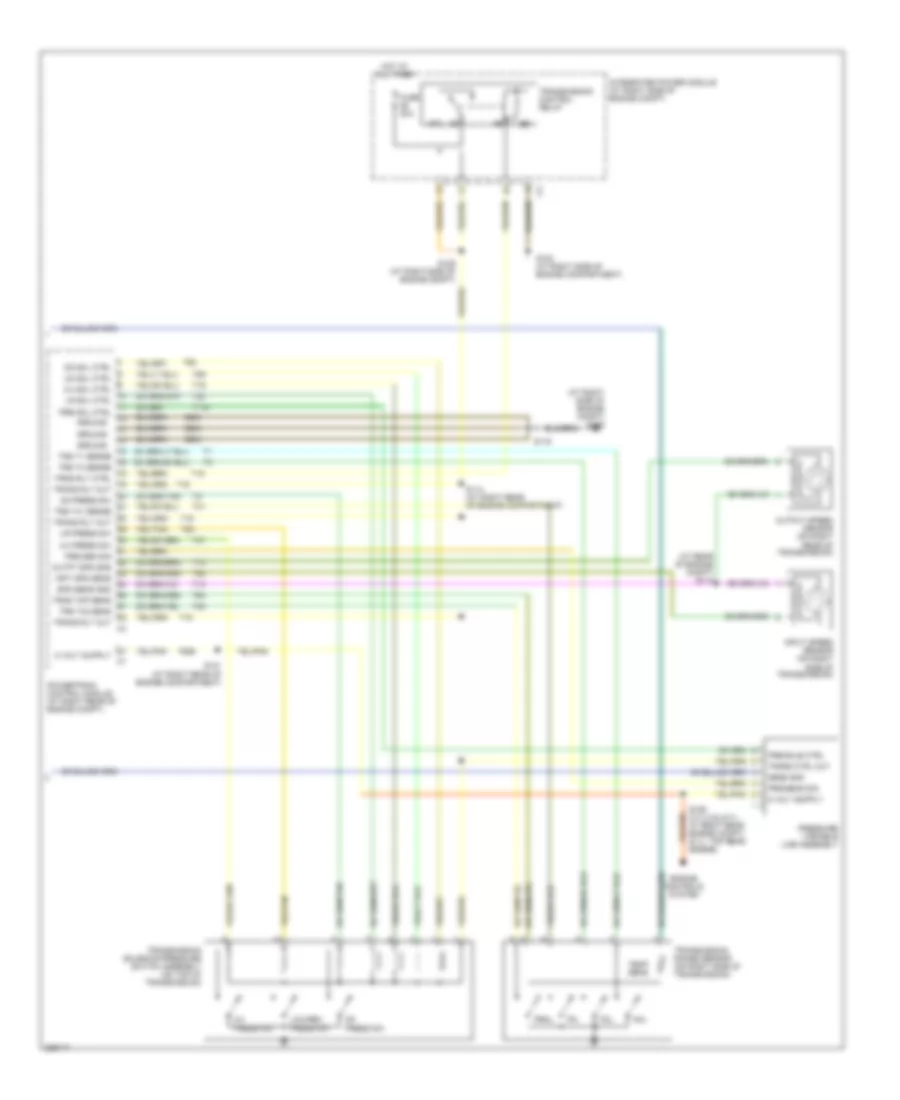 A T Wiring Diagram without Autostick 2 of 2 for Chrysler 300 C 2006