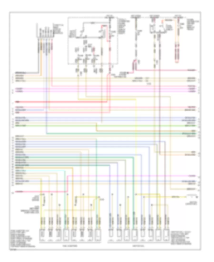 5.7L, Engine Performance Wiring Diagram (2 of 4) for Chrysler 300 SRT-8 2010