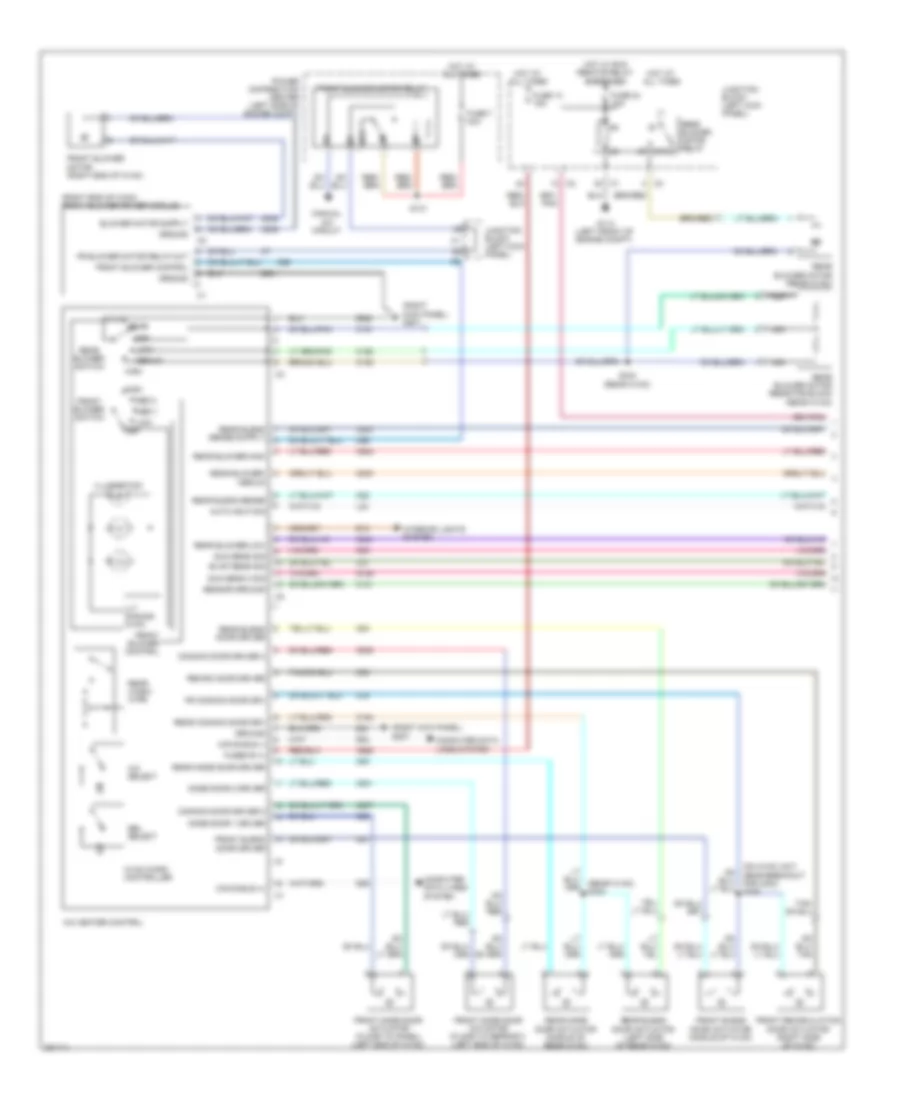 Automatic A C Wiring Diagram 1 of 2 for Chrysler Aspen Limited 2008