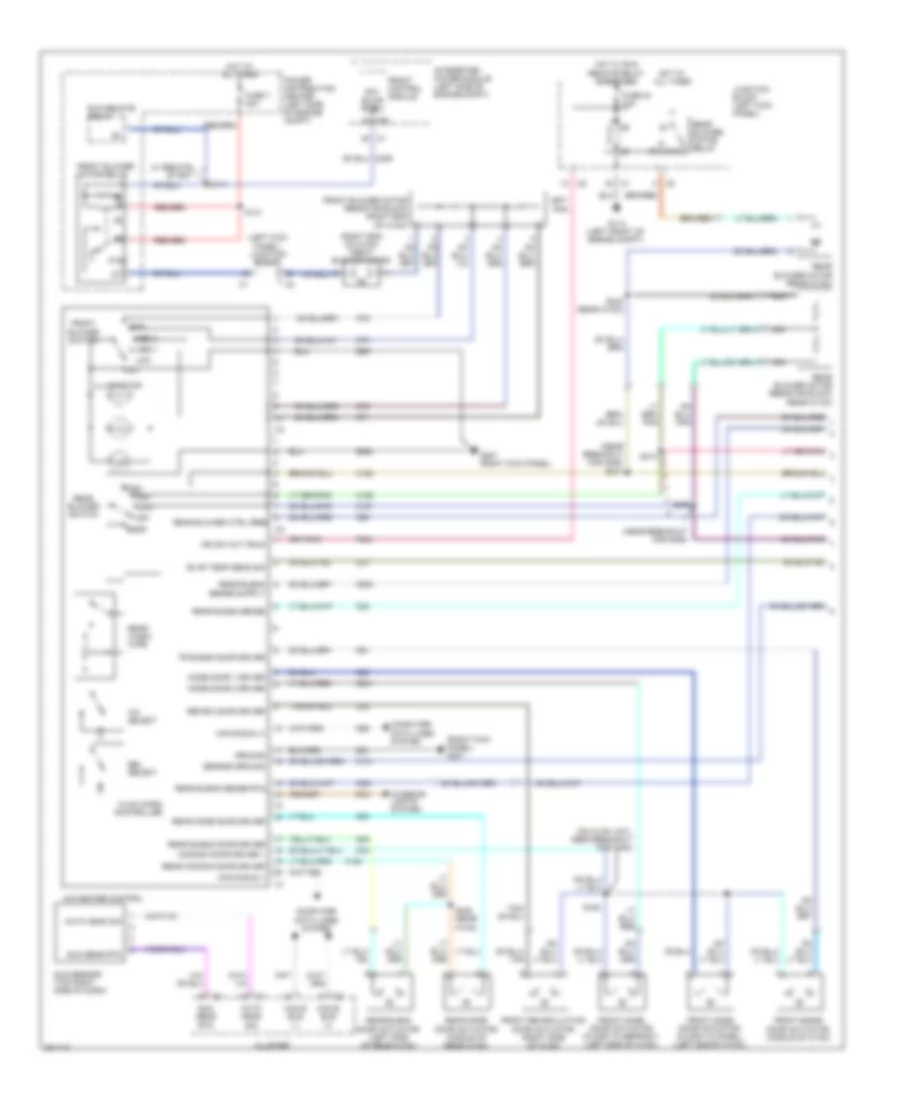 Manual AC Wiring Diagram (1 of 2) for Chrysler Aspen Limited 2008
