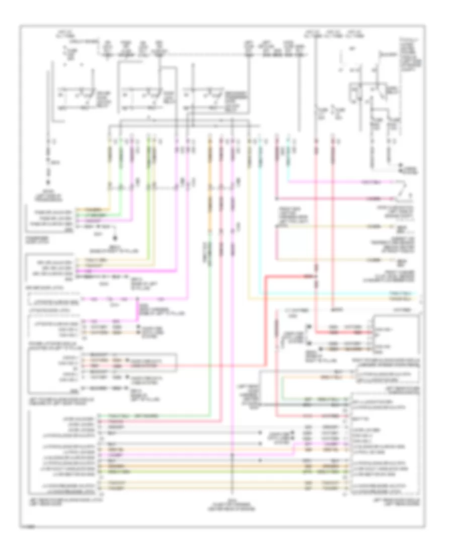 Anti theft Wiring Diagram 1 of 2 for Chrysler Town  Country Limited 2013
