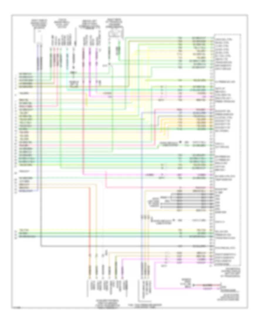 3.6L, Engine Performance Wiring Diagram (6 of 6) for Chrysler Town  Country Limited 2013
