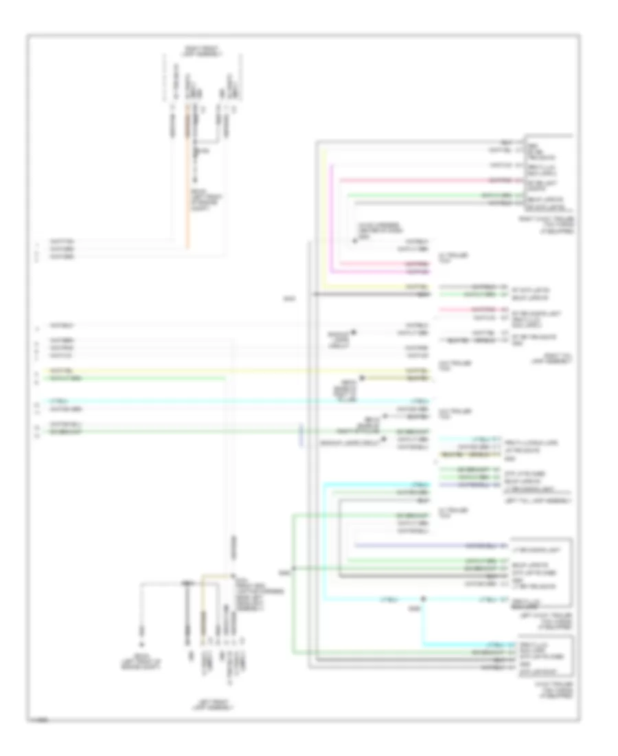 Exterior Lamps Wiring Diagram 2 of 2 for Chrysler Town  Country Limited 2013