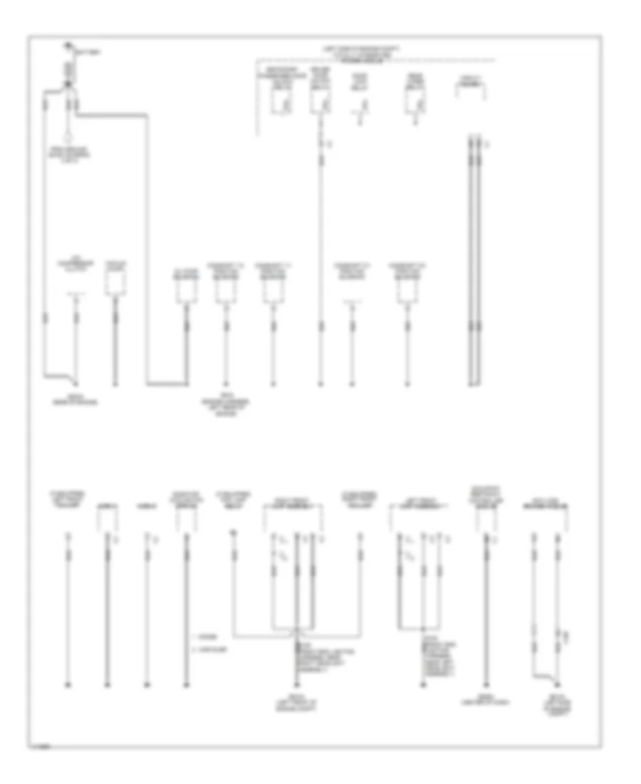 Ground Distribution Wiring Diagram 1 of 4 for Chrysler Town  Country Limited 2013