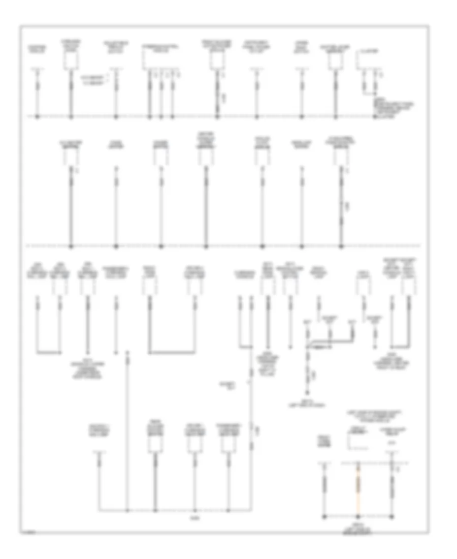 Ground Distribution Wiring Diagram (2 of 4) for Chrysler Town  Country Limited 2013