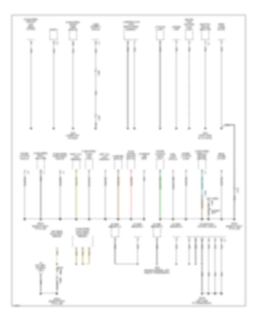 Ground Distribution Wiring Diagram (3 of 4) for Chrysler Town  Country Limited 2013