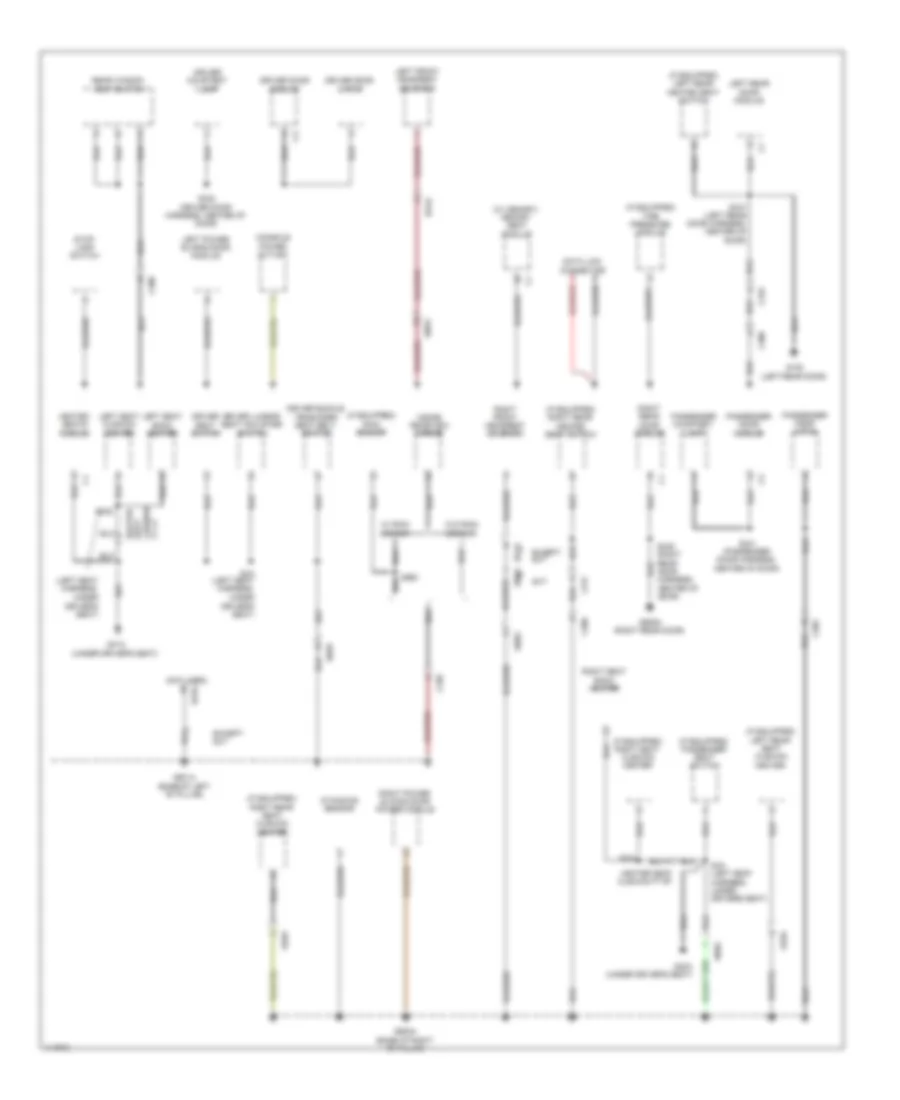 Ground Distribution Wiring Diagram (4 of 4) for Chrysler Town  Country Limited 2013