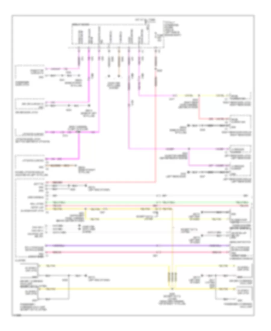 Courtesy Lamps Wiring Diagram 1 of 2 for Chrysler Town  Country Limited 2013