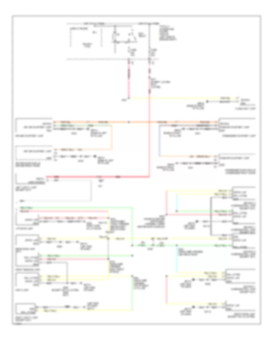 Courtesy Lamps Wiring Diagram (2 of 2) for Chrysler Town  Country Limited 2013