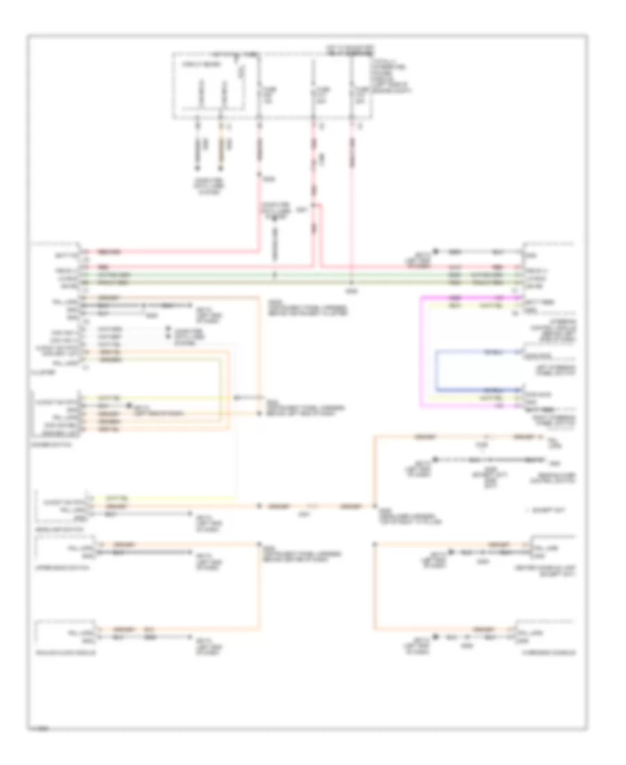 Instrument Illumination Wiring Diagram for Chrysler Town  Country Limited 2013