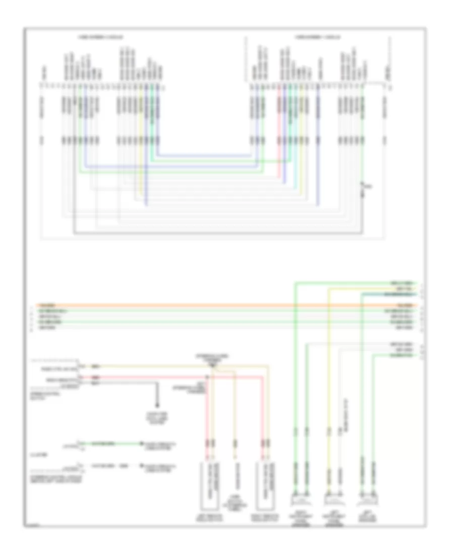 Navigation Wiring Diagram (3 of 4) for Chrysler Town  Country Limited 2013
