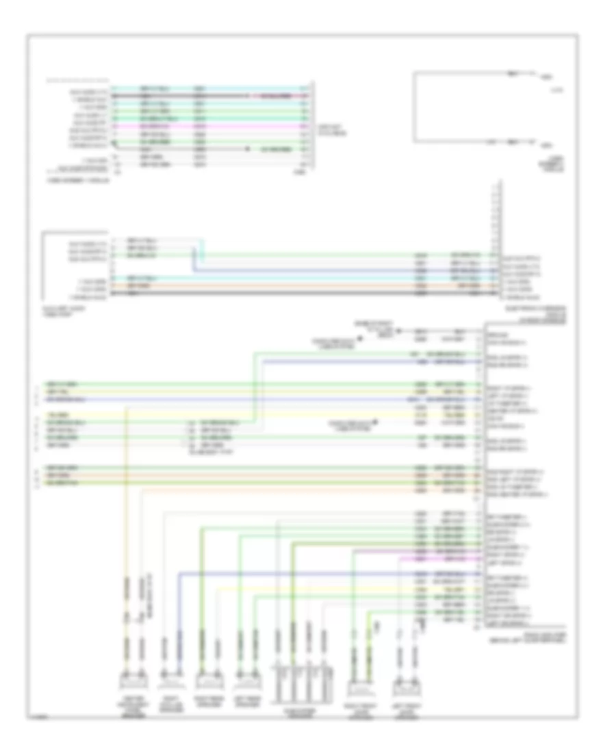 Navigation Wiring Diagram (4 of 4) for Chrysler Town  Country Limited 2013