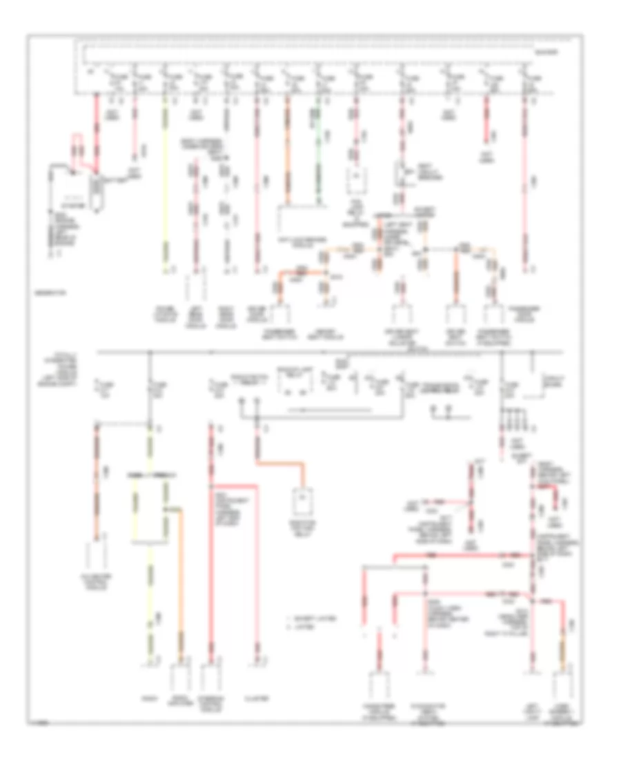 Power Distribution Wiring Diagram 1 of 3 for Chrysler Town  Country Limited 2013
