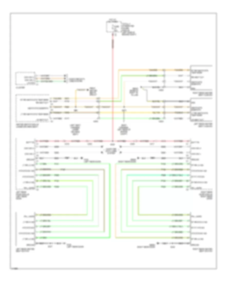 Rear Heated Seats Wiring Diagram for Chrysler Town  Country Limited 2013