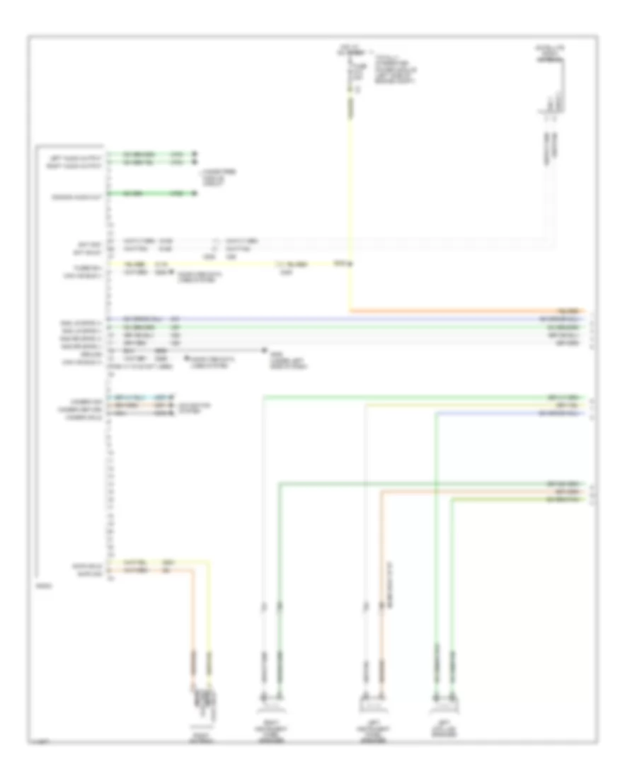Radio Wiring Diagram Premium 1 of 2 for Chrysler Town  Country Limited 2013