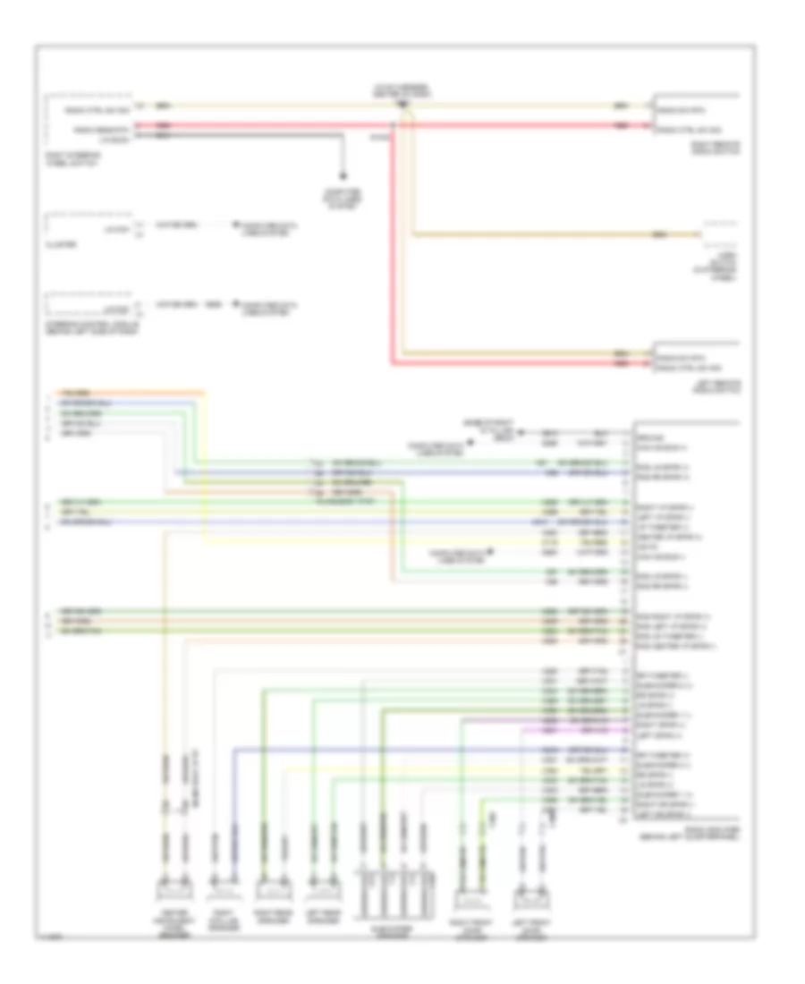 Radio Wiring Diagram, Premium (2 of 2) for Chrysler Town  Country Limited 2013