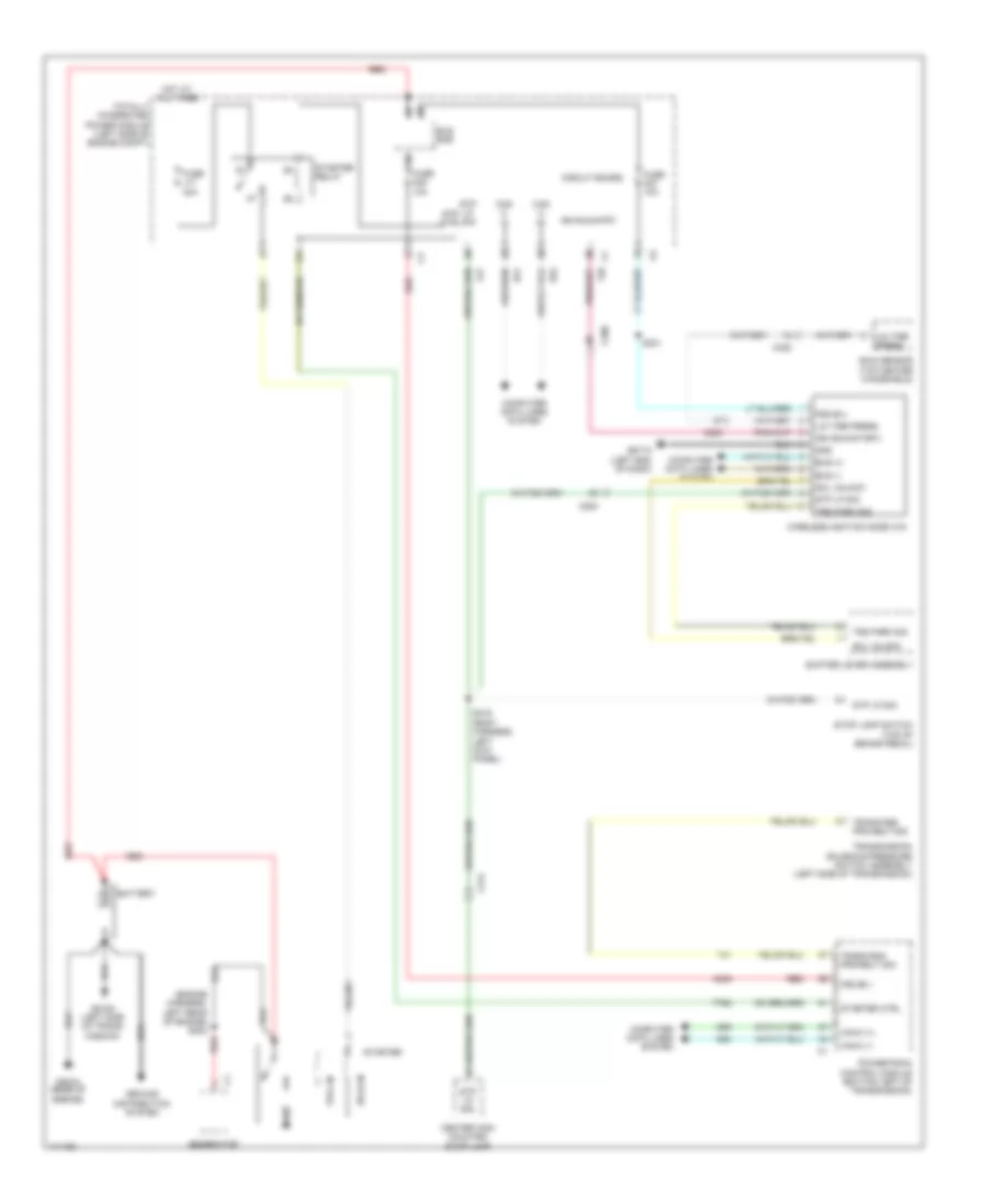 Starting Wiring Diagram for Chrysler Town  Country Limited 2013