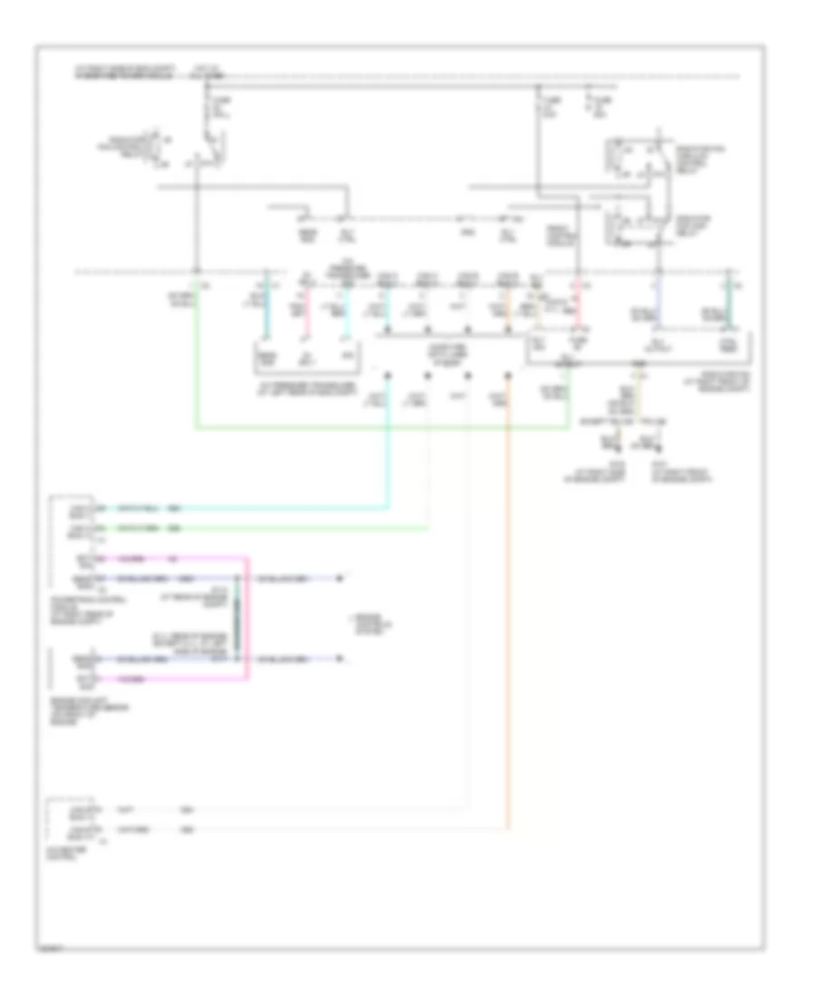 Cooling Fan Wiring Diagram for Chrysler 300 Limited 2006