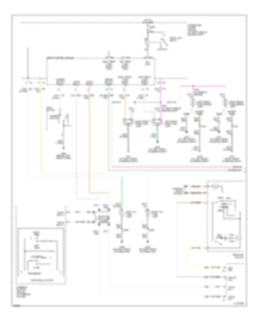 Exterior Lamps Wiring Diagram, 300C (1 of 2) for Chrysler 300 Limited 2006