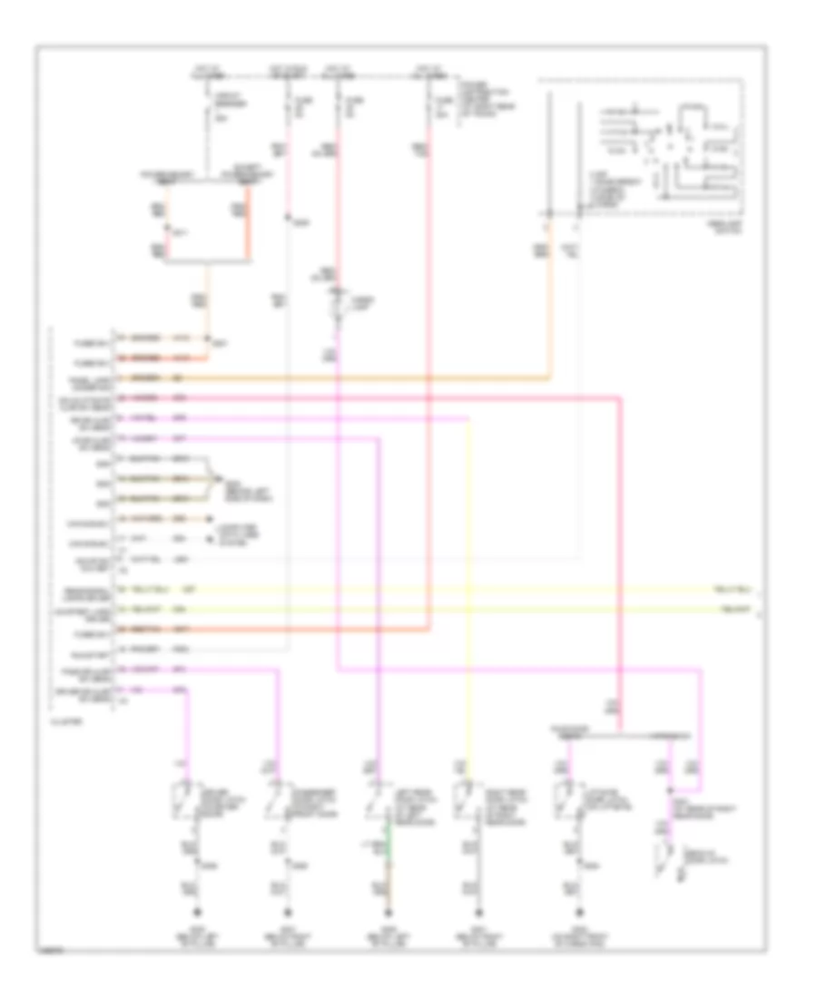 Courtesy Lamps Wiring Diagram 1 of 2 for Chrysler 300 Limited 2006