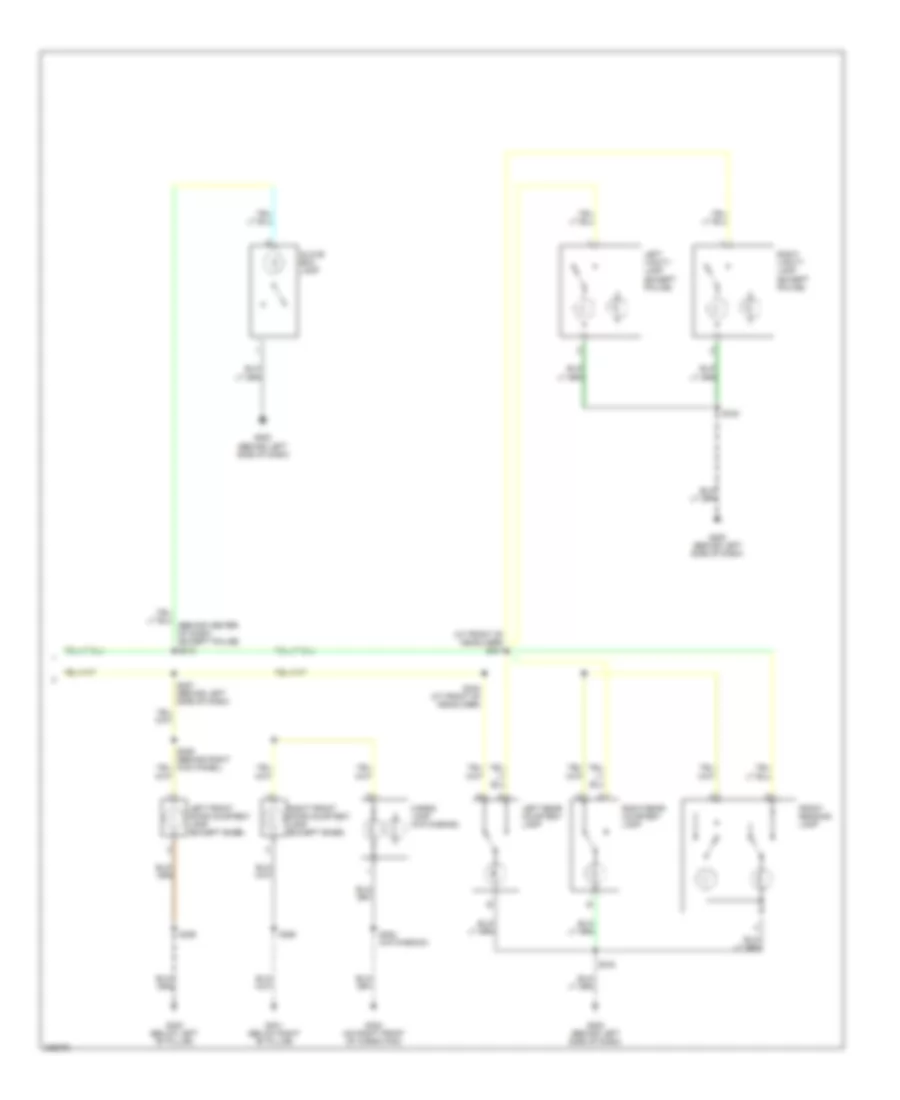 Courtesy Lamps Wiring Diagram (2 of 2) for Chrysler 300 Limited 2006
