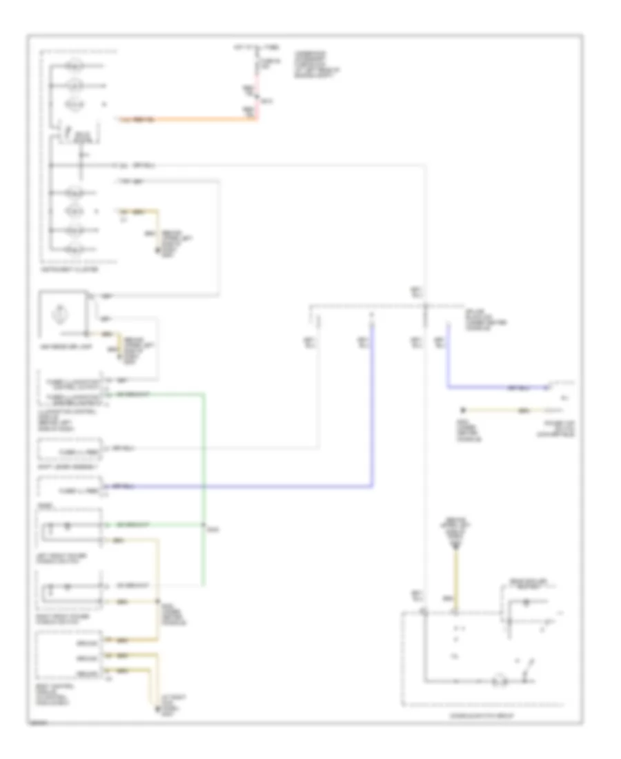 Instrument Illumination Wiring Diagram for Chrysler Crossfire Limited 2008