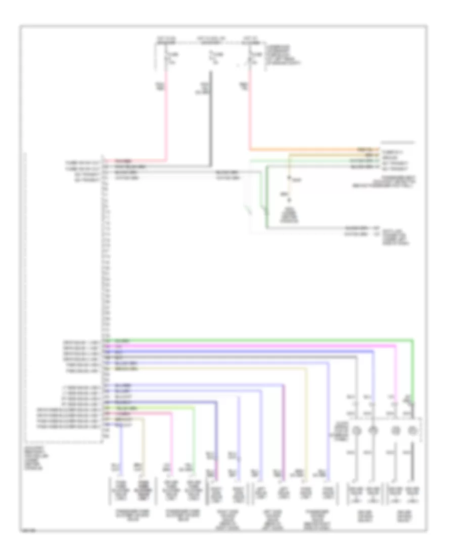 Supplemental Restraints Wiring Diagram 1 of 2 for Chrysler Crossfire Limited 2008