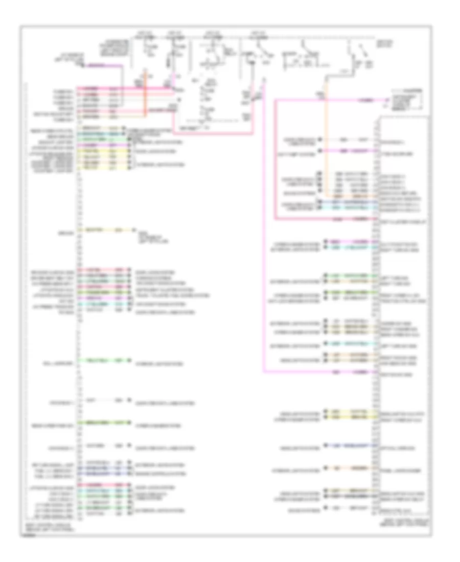 Body Computer Module Wiring Diagram for Chrysler Pacifica Limited 2008