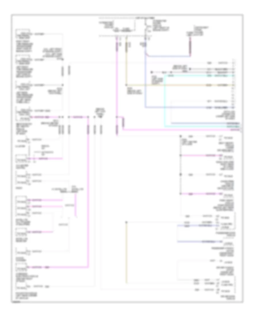 Computer Data Lines Wiring Diagram 1 of 2 for Chrysler Pacifica Limited 2008