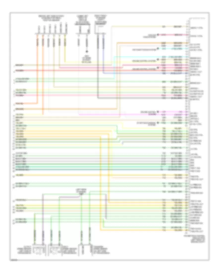 4.0L, Engine Performance Wiring Diagram (5 of 5) for Chrysler Pacifica Limited 2008