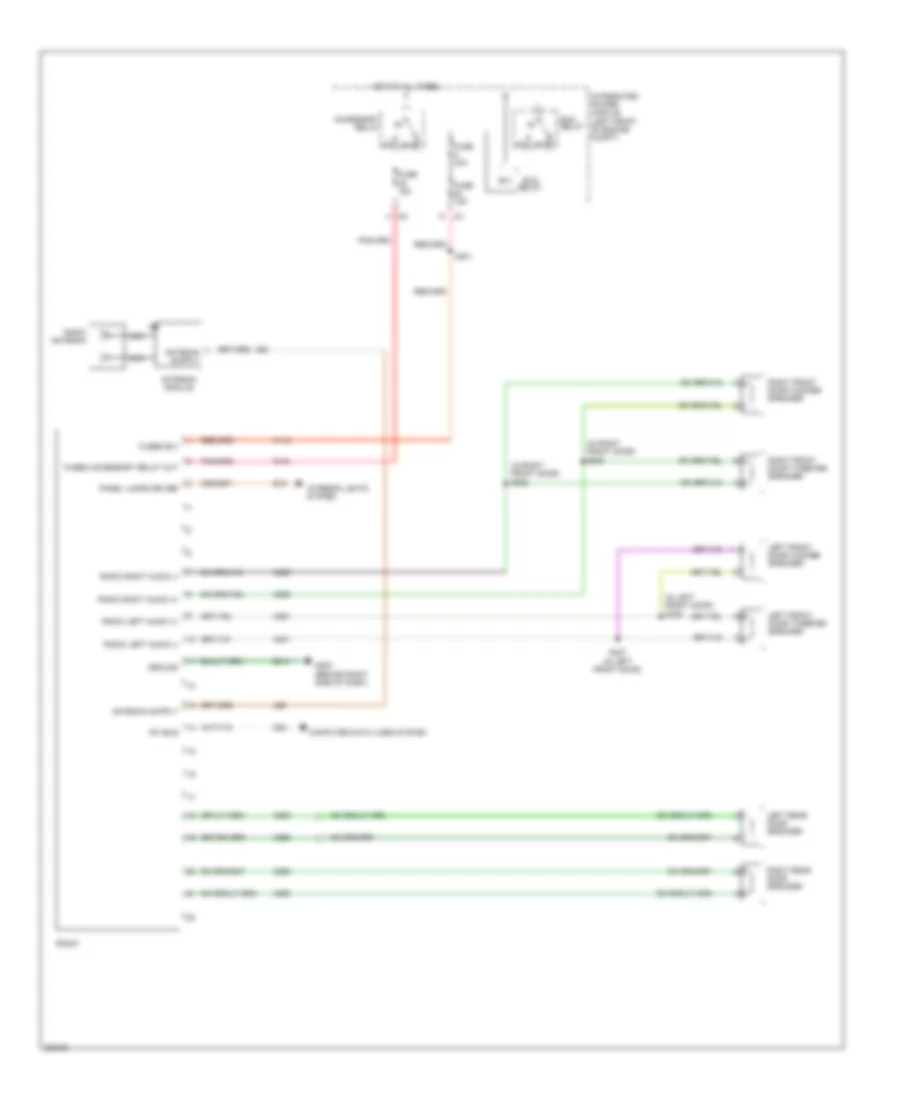 Radio Wiring Diagram, Base for Chrysler Pacifica Limited 2008