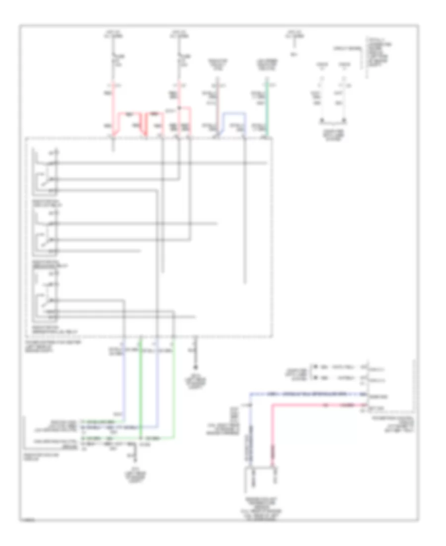 Cooling Fan Wiring Diagram for Chrysler 200 Limited 2014