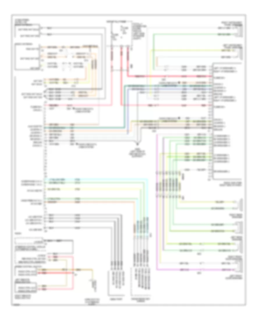 Navigation Wiring Diagram for Chrysler 200 Limited 2014
