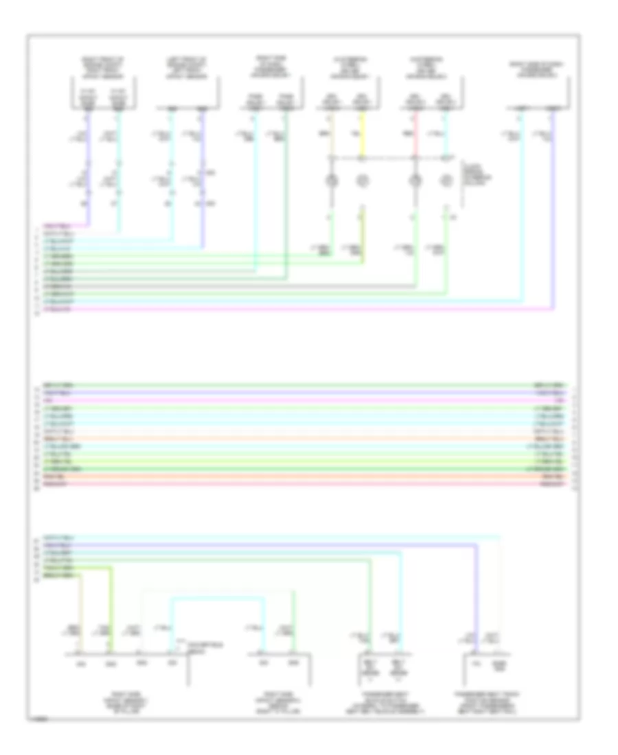 Supplemental Restraints Wiring Diagram (2 of 3) for Chrysler 200 Limited 2014