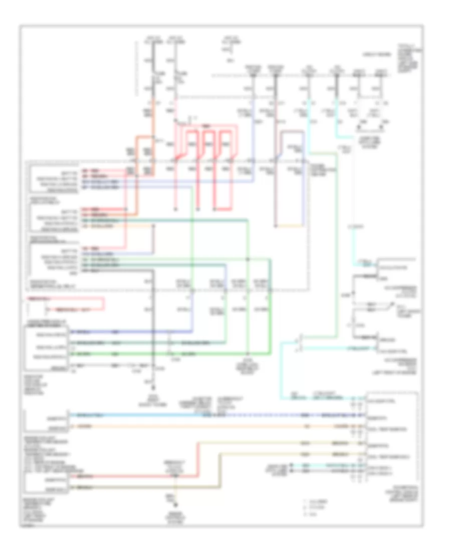 Automatic A C Wiring Diagram 2 of 2 for Chrysler Sebring Limited 2010