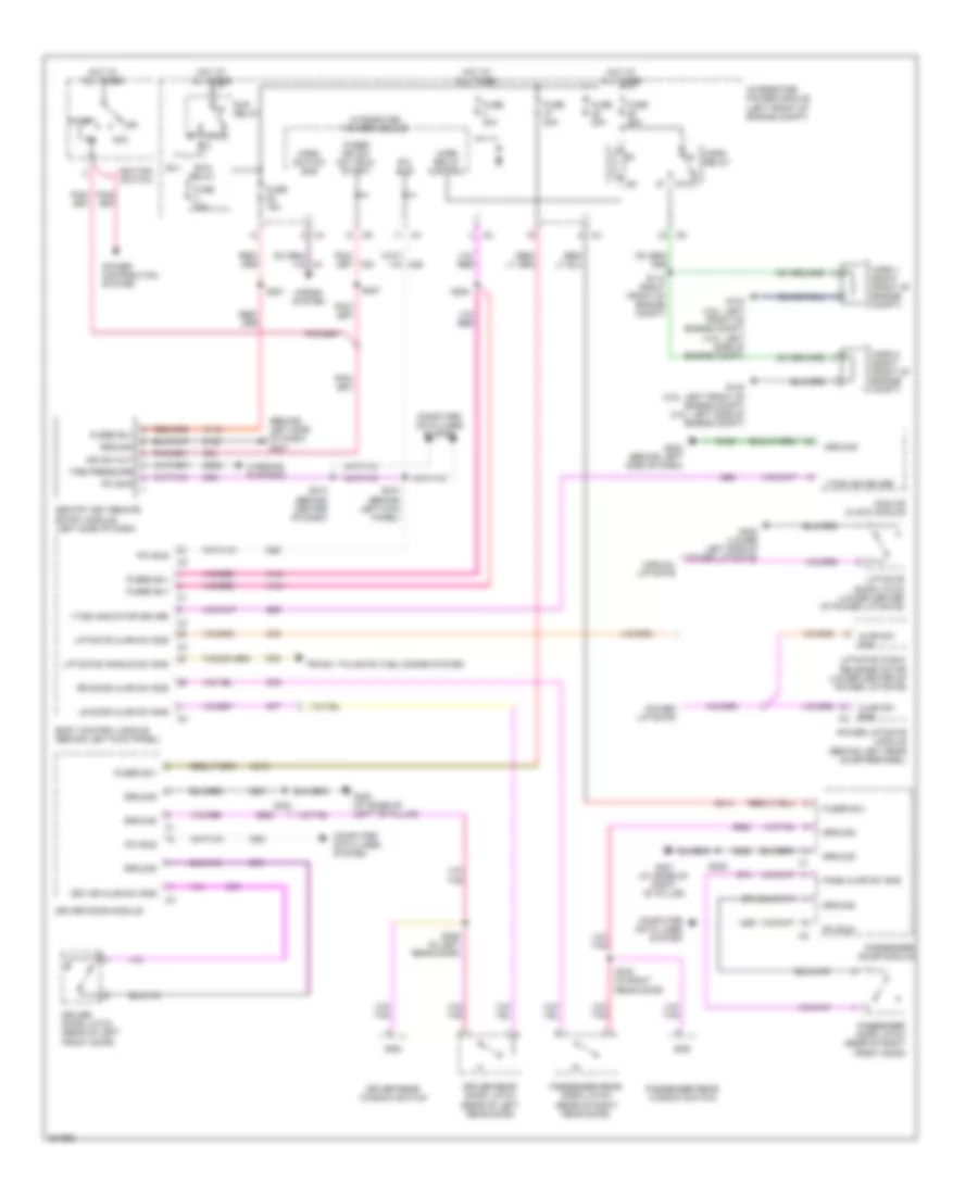 Anti-theft Wiring Diagram for Chrysler Pacifica LX 2008