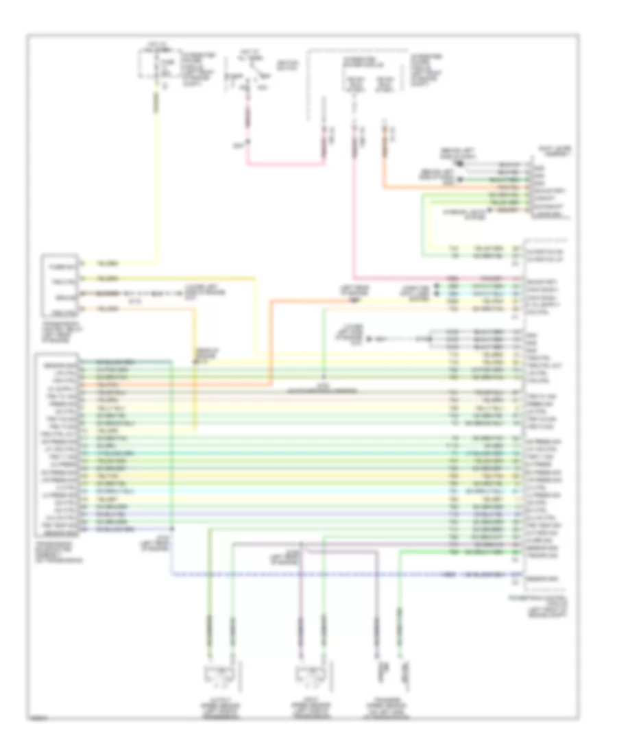 4.0L, AT Wiring Diagram for Chrysler Pacifica LX 2008