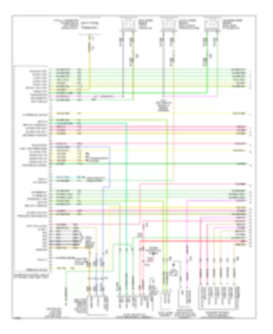 3.6L, Engine Performance Wiring Diagram (1 of 6) for Chrysler 200 LX 2014