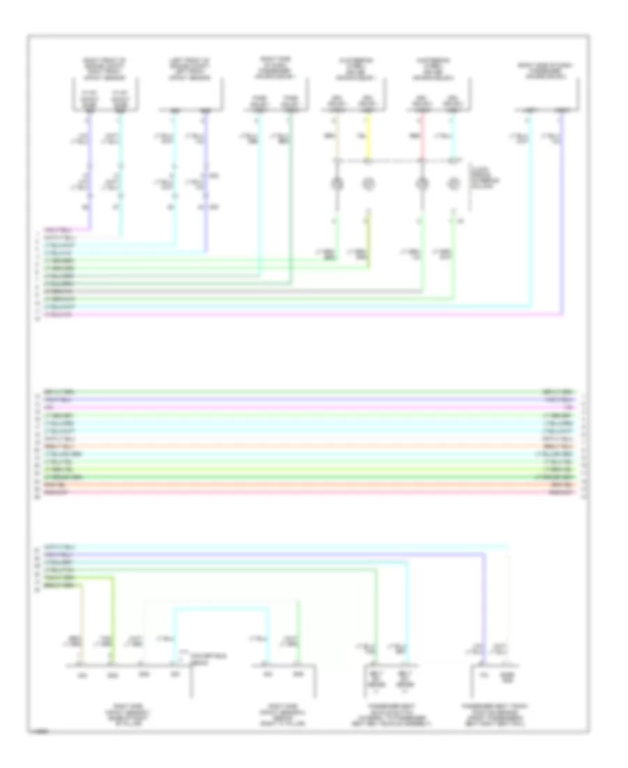 Supplemental Restraints Wiring Diagram 2 of 3 for Chrysler 200 LX 2014