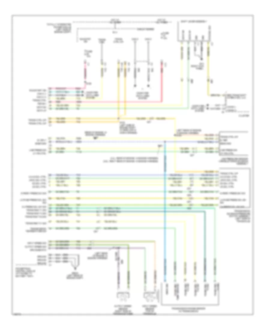 Transmission Wiring Diagram 4 Speed A T for Chrysler 200 LX 2014