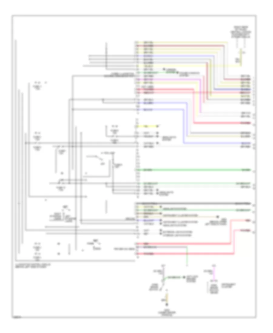 Exterior Lamps Wiring Diagram (1 of 3) for Chrysler Crossfire Limited 2006
