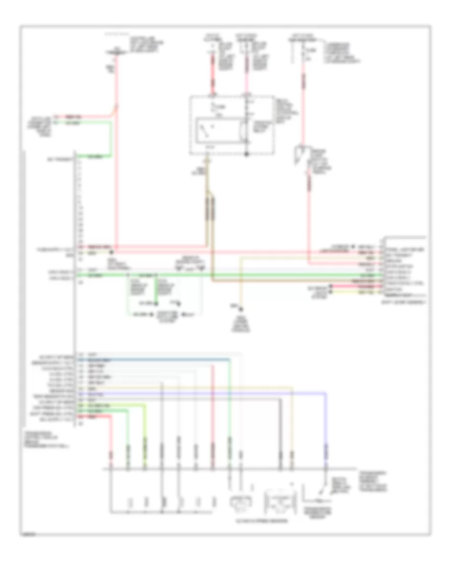 A T Wiring Diagram for Chrysler Crossfire Limited 2006