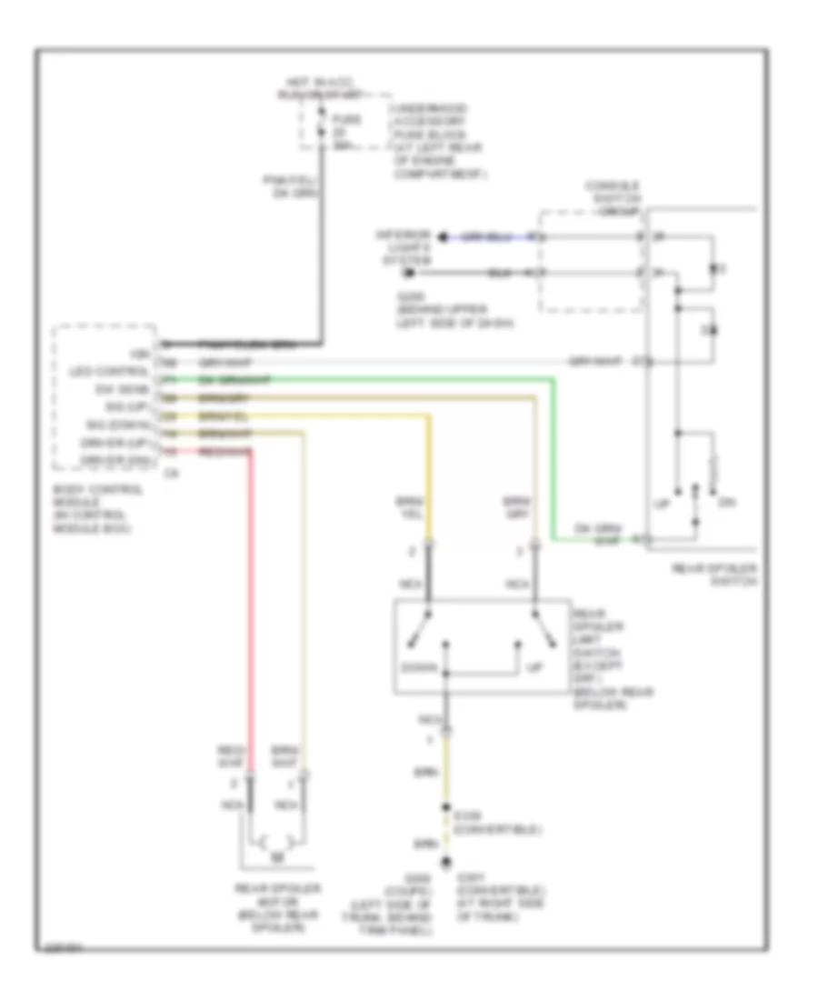 Active Bodyworks Wiring Diagram for Chrysler Crossfire SRT-6 2006