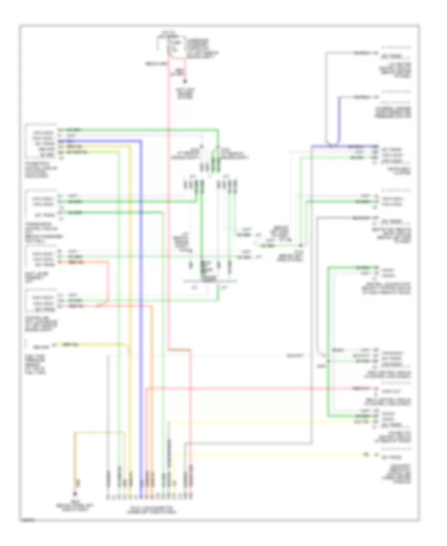 Computer Data Lines Wiring Diagram for Chrysler Crossfire SRT 6 2006