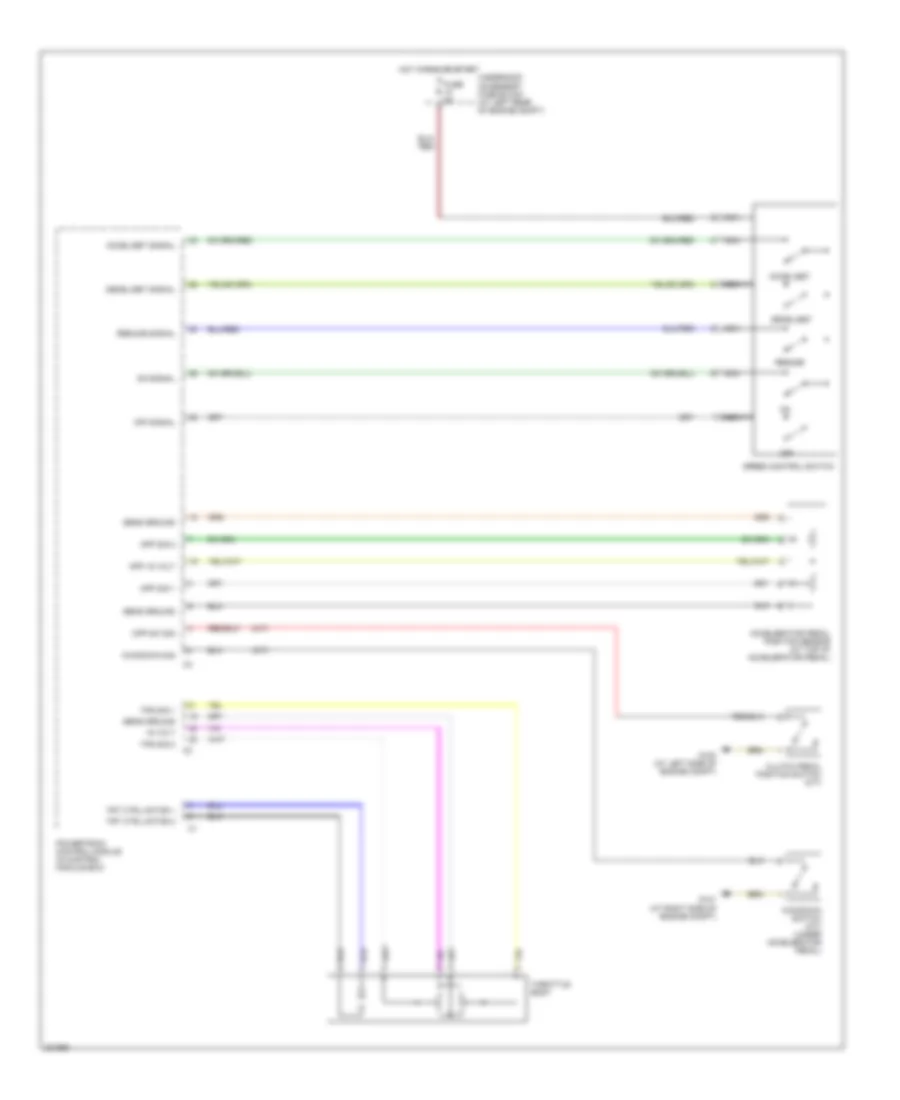 Cruise Control Wiring Diagram for Chrysler Crossfire SRT-6 2006