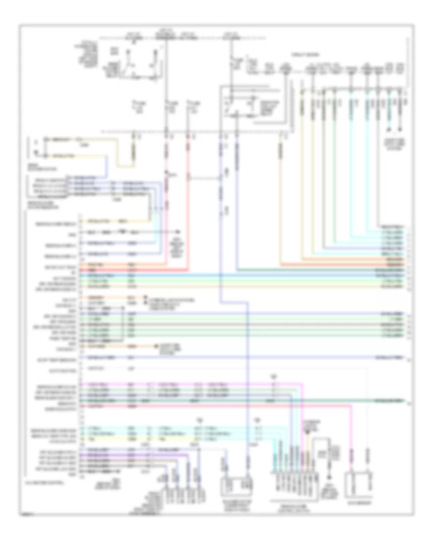 Manual AC Wiring Diagram (1 of 2) for Chrysler Town  Country Limited 2010