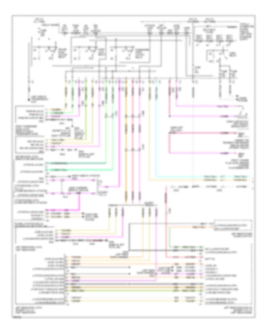 Anti theft Wiring Diagram 1 of 2 for Chrysler Town  Country Limited 2010