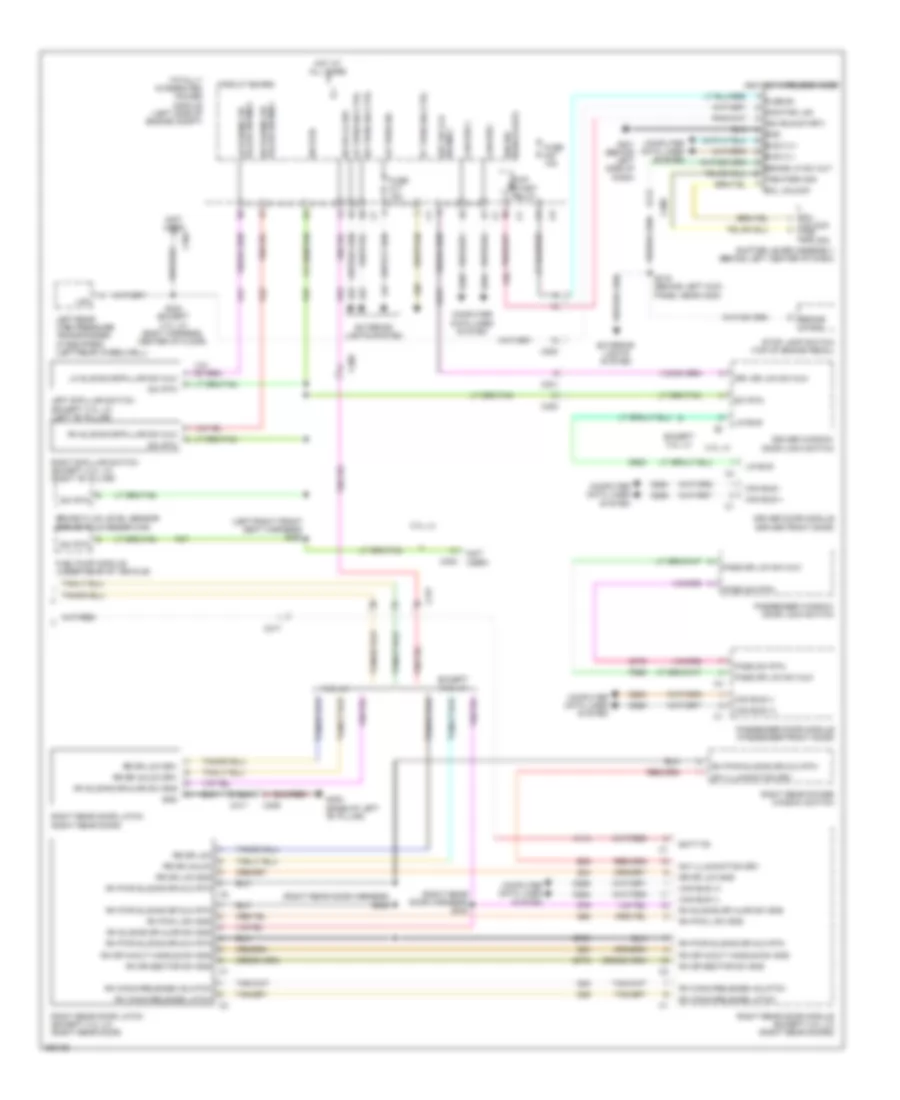 Anti-theft Wiring Diagram (2 of 2) for Chrysler Town  Country Limited 2010
