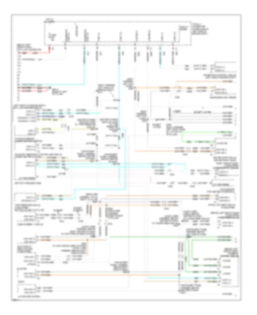 3.3L Flex Fuel, Computer Data Lines Wiring Diagram, SE (1 of 2) for Chrysler Town  Country Limited 2010