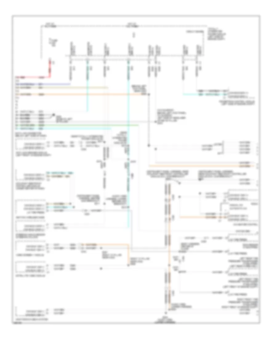 4 0L Computer Data Lines Wiring Diagram 1 of 2 for Chrysler Town  Country Limited 2010